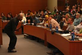 John Perkins teaching at Summer Institute