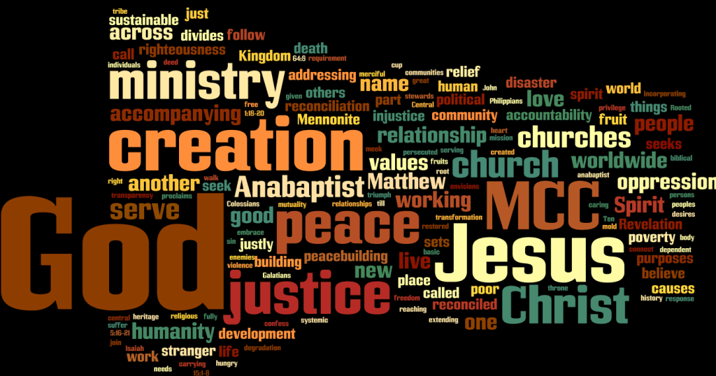 Literature about MCC values, depicted in a word cloud.